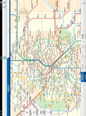 скриншот RATP - карта метро Парижа