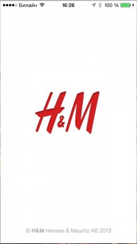 скриншот H&M