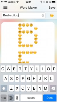 скриншот Emoji for iOS 7 - Free Emojis Keyboard, Stickers, and Emoticon Pics for Texts