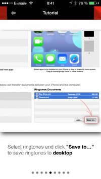 скриншот Ringtones for iOS 7