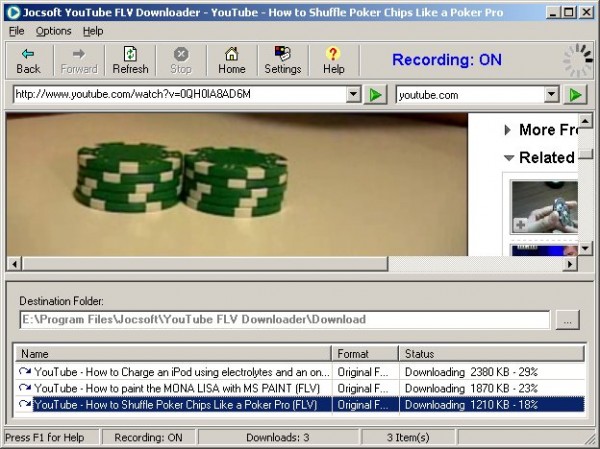 Jocsoft Youtube FLV Downloader  1.0.2.0