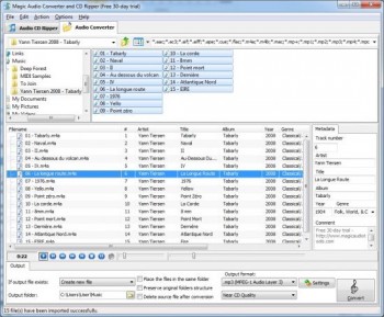 скриншот Magic Audio Converter and CD Ripper