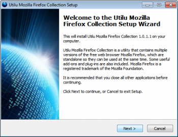 скриншот Utilu Mozilla Firefox Collection 