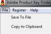 фото Adobe Product Key Finder  1.7.0.0